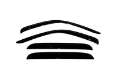 Picture of AVS 00-04 Dodge Dakota Crew Cab Ventvisor Outside Mount Window Deflectors 4pc - Smoke