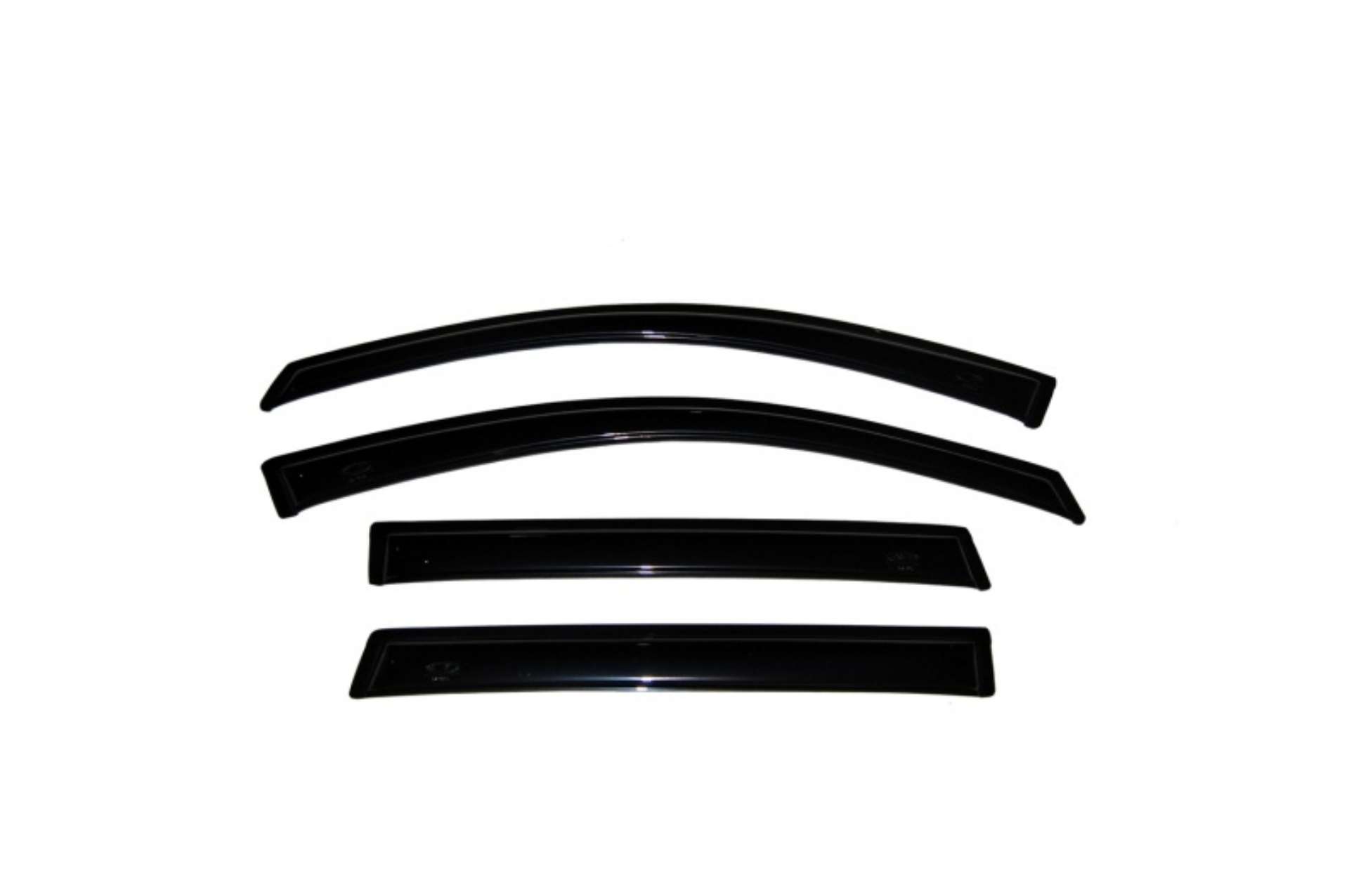 Picture of AVS 04-12 Chevy Colorado Crew Cab Ventvisor Outside Mount Window Deflectors 4pc - Smoke