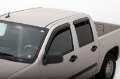 Picture of AVS 04-12 Chevy Colorado Crew Cab Ventvisor Outside Mount Window Deflectors 4pc - Smoke