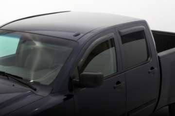 Picture of AVS 04-15 Nissan Titan Crew Cab Ventvisor Outside Mount Window Deflectors 4pc - Smoke