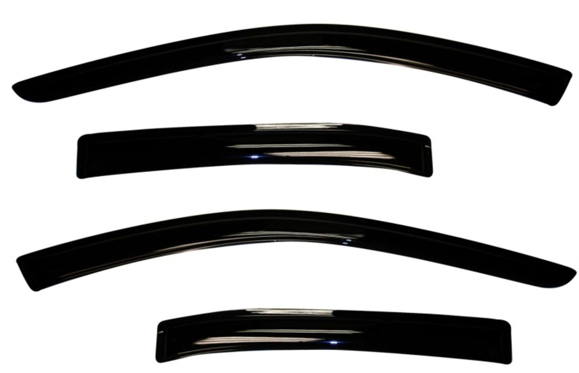 Picture of AVS 10-18 Ford Taurus Ventvisor Outside Mount Window Deflectors 4pc - Smoke