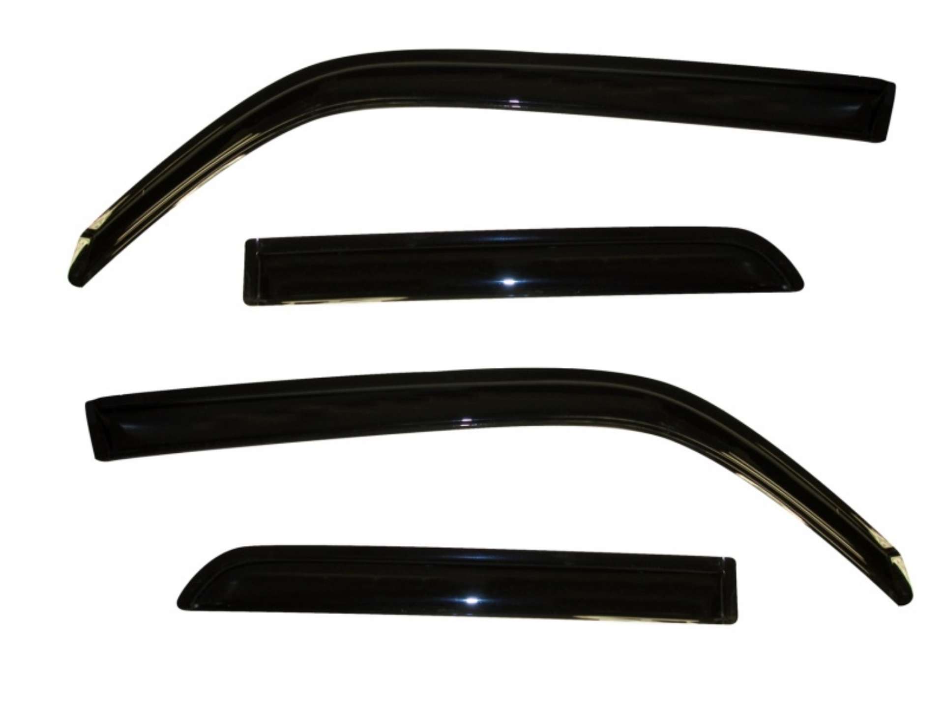 Picture of AVS 10-18 Toyota 4Runner Ventvisor Outside Mount Window Deflectors 4pc - Smoke