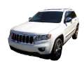 Picture of AVS 11-18 Jeep Grand Cherokee Ventvisor Outside Mount Window Deflectors 4pc - Smoke