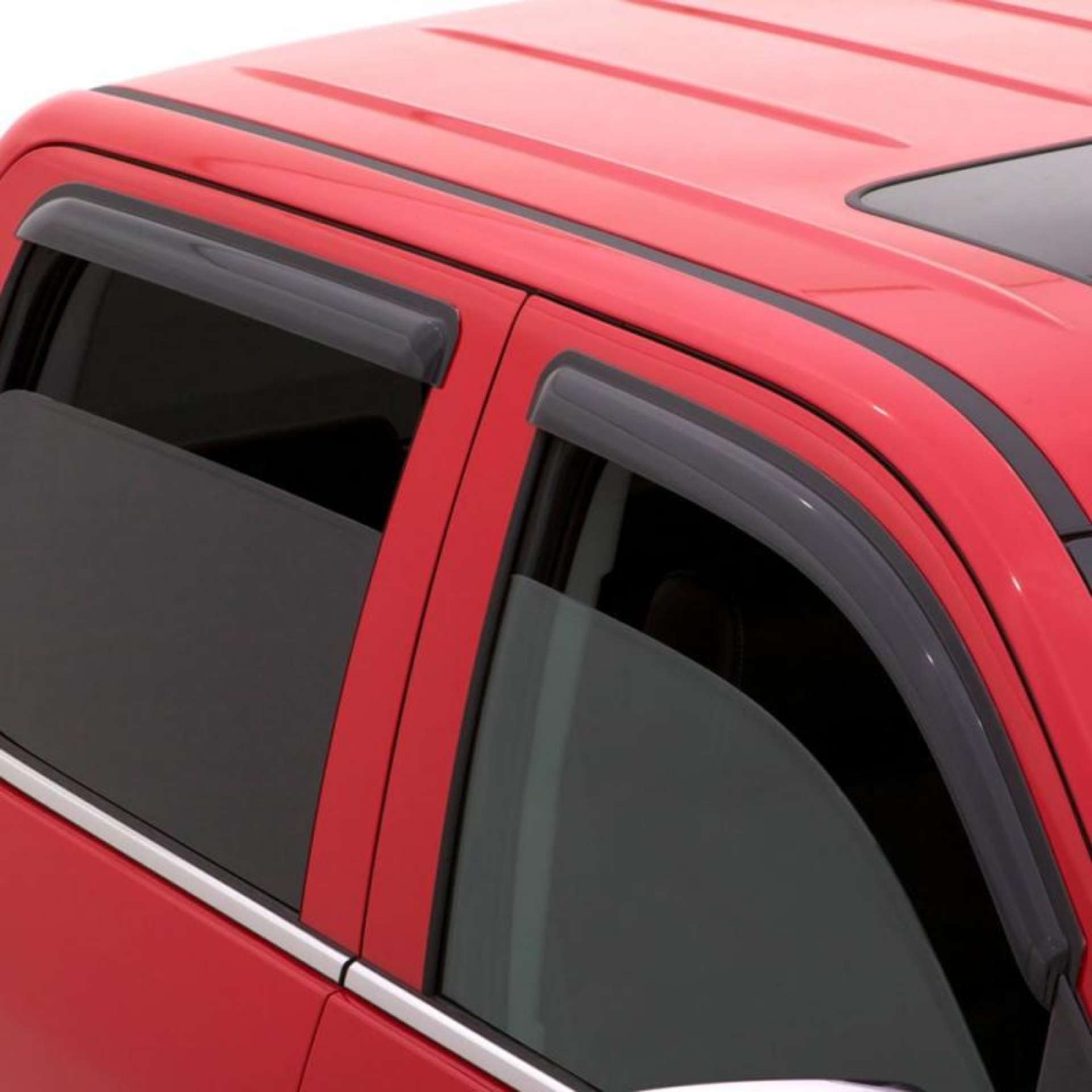 Picture of AVS 13-18 Ford Fusion Ventvisor Outside Mount Window Deflectors 4pc - Smoke