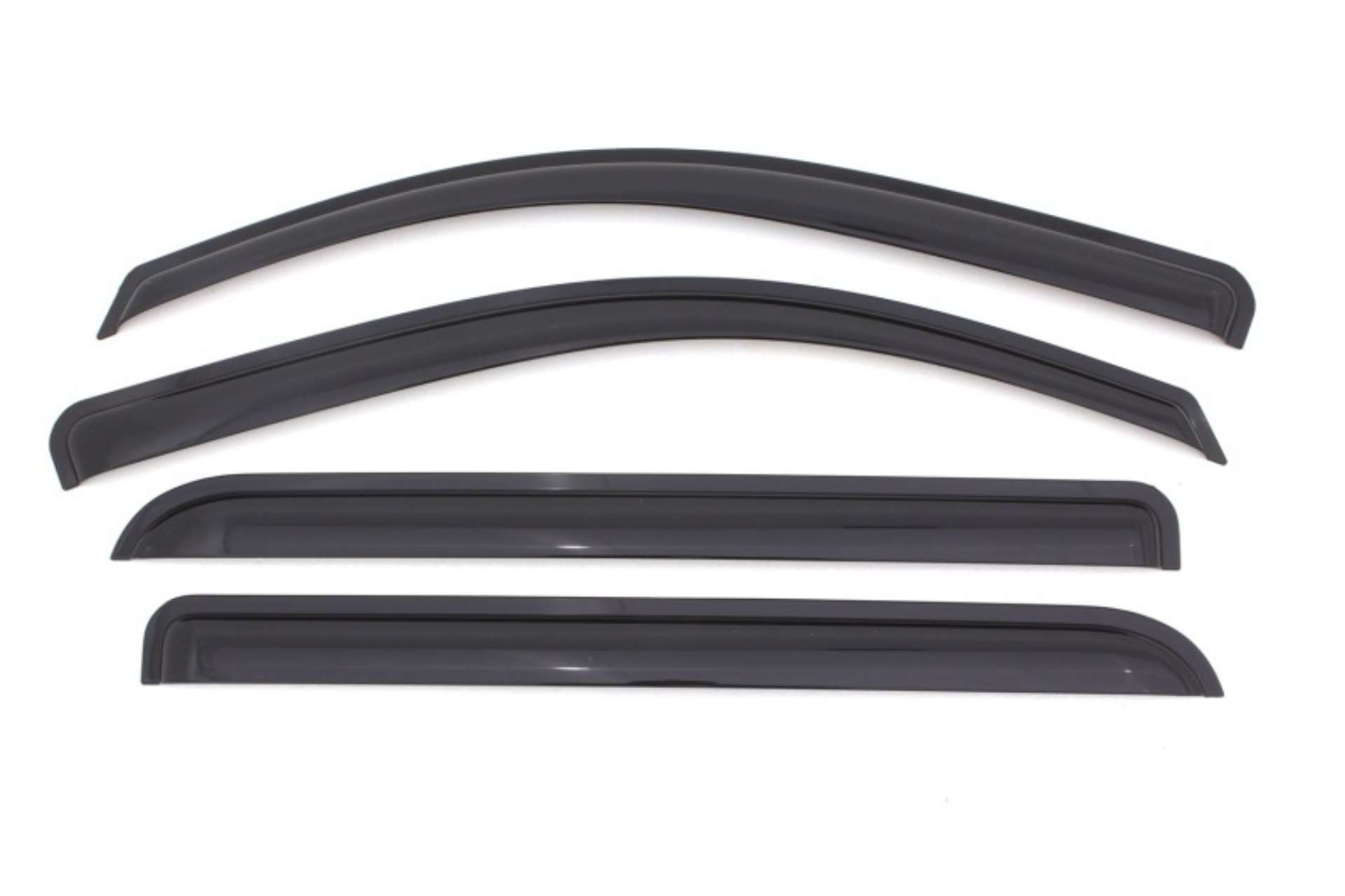 Picture of AVS 15-18 Chevy Silverado 2500 Crew Cab Ventvisor Outside Mount Window Deflectors 4pc - Smoke