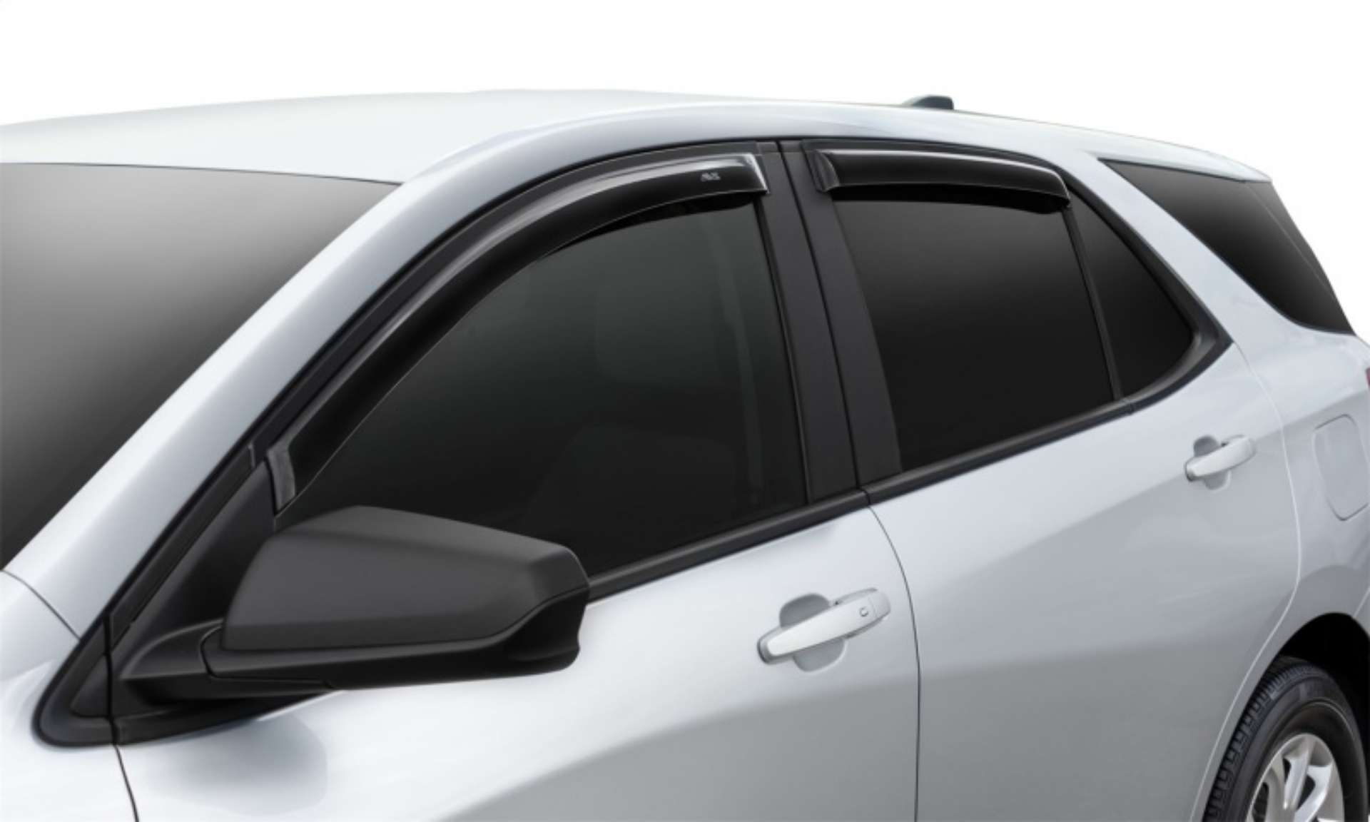 Picture of AVS 2018 Chevy Equinox Ventvisor Outside Mount Window Deflectors 4pc - Smoke