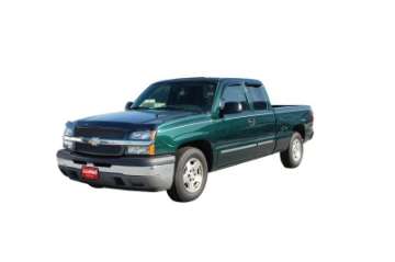 Picture of AVS 99-07 Chevy Silverado 1500 Ext- Cab Ventvisor Outside Mount Window Deflectors 4pc - Smoke