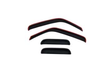 Picture of AVS 99-11 Ford Ranger Fixed Window Ventvisor Outside Mount Window Deflectors 4pc - Smoke