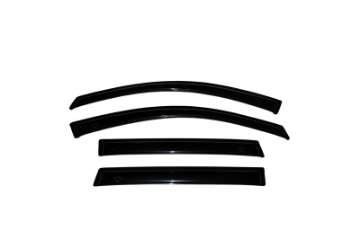 Picture of AVS 00-04 Nissan Frontier Crew Cab Ventvisor Outside Mount Window Deflectors 4pc - Smoke