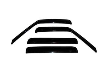 Picture of AVS 01-05 Chevy S10 Crew Cab Ventvisor Outside Mount Window Deflectors 4pc - Smoke