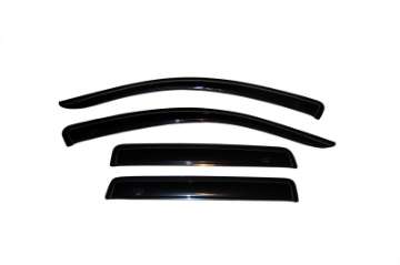 Picture of AVS 07-10 Mitsubishi Outlander Ventvisor Outside Mount Window Deflectors 4pc - Smoke