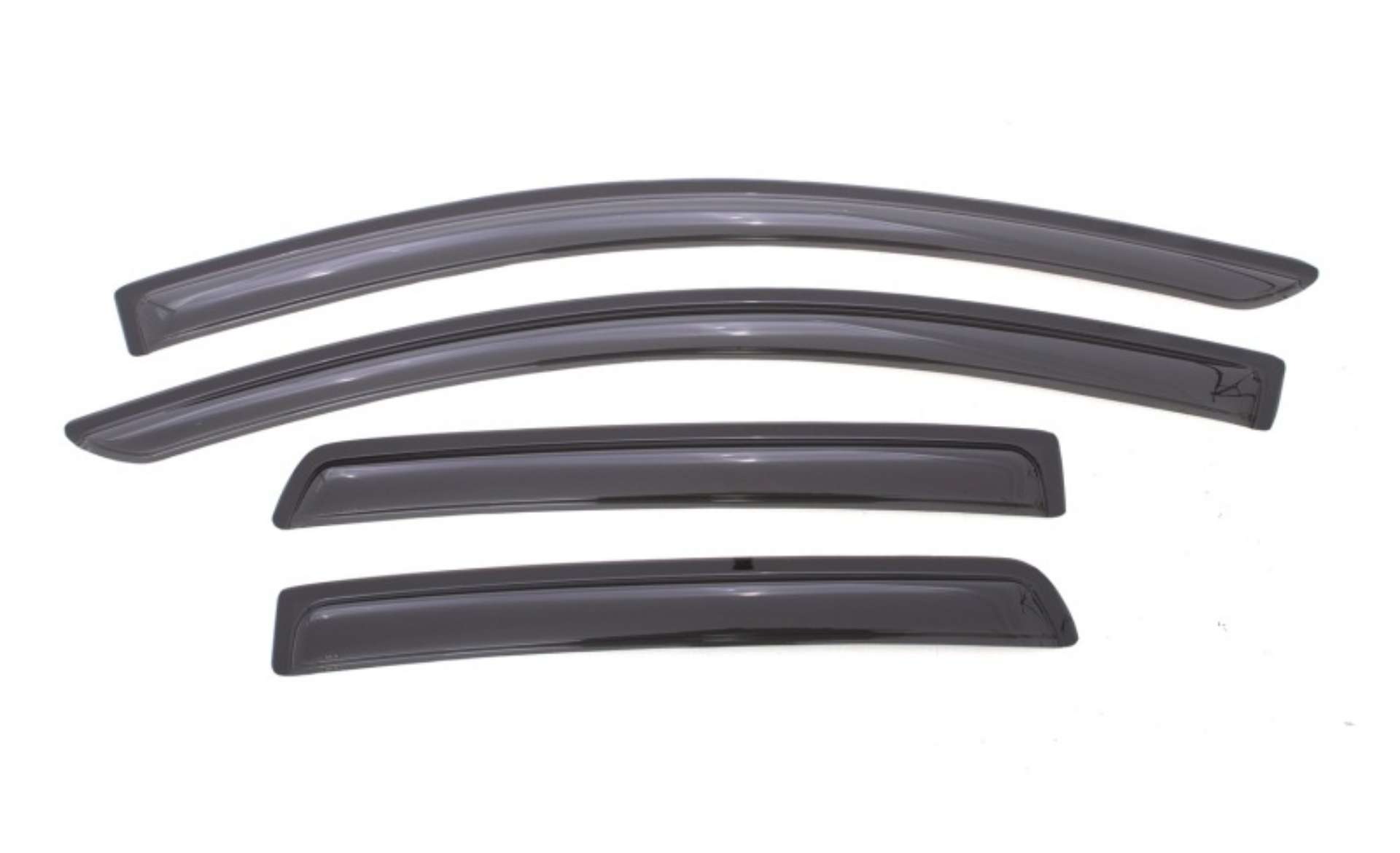 Picture of AVS 07-11 Chevy Aveo Ventvisor Outside Mount Window Deflectors 4pc - Smoke