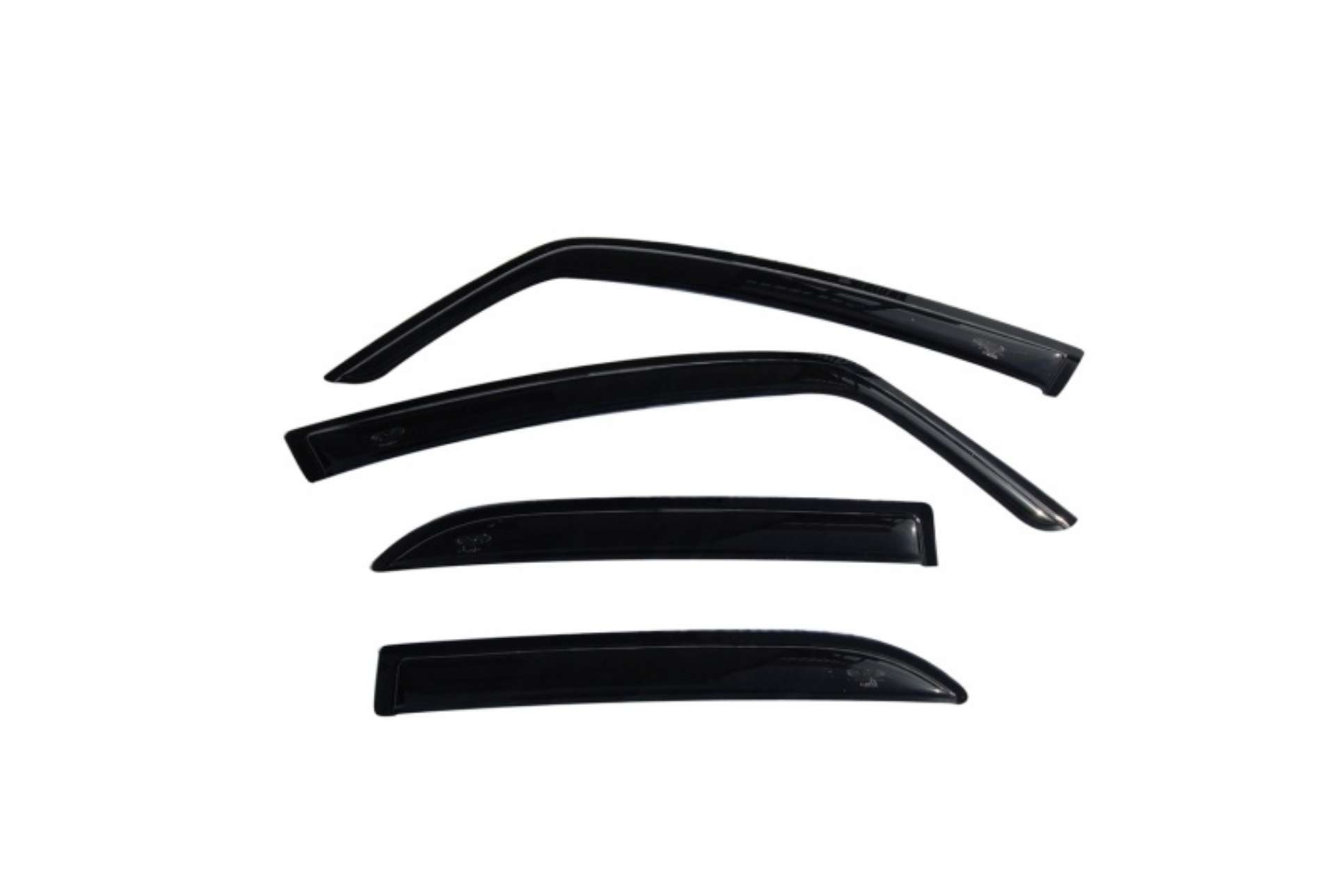 Picture of AVS 08-10 Suzuki SX4 Hatch Ventvisor Outside Mount Window Deflectors 4pc - Smoke