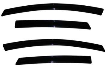 Picture of AVS 09-18 Ford Fiesta Sedan & Hatch Ventvisor Outside Mount Window Deflectors 4pc - Smoke