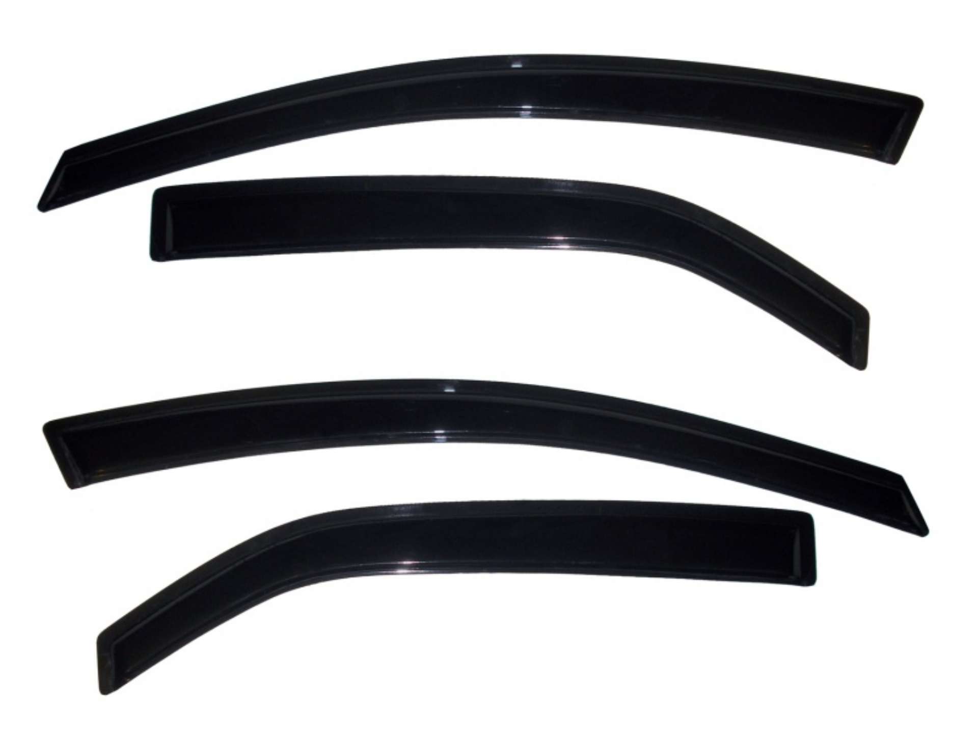 Picture of AVS 10-12 Kia Forte Ventvisor Outside Mount Window Deflectors 4pc - Smoke