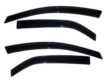 Picture of AVS 10-12 Kia Forte Ventvisor Outside Mount Window Deflectors 4pc - Smoke