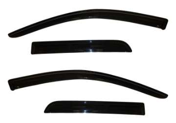 Picture of AVS 11-13 Mitsubishi Outlander Sport Ventvisor Outside Mount Window Deflectors 4pc - Smoke