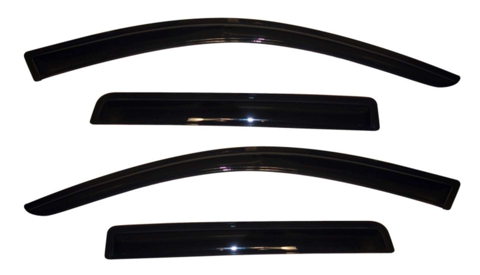 Picture of AVS 11-18 Mitsubishi Outlander Excl- Sport Ventvisor Outside Mount Window Deflectors 4pc - Smoke