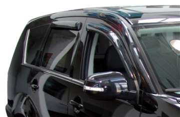 Picture of AVS 11-18 Mitsubishi Outlander Excl- Sport Ventvisor Outside Mount Window Deflectors 4pc - Smoke