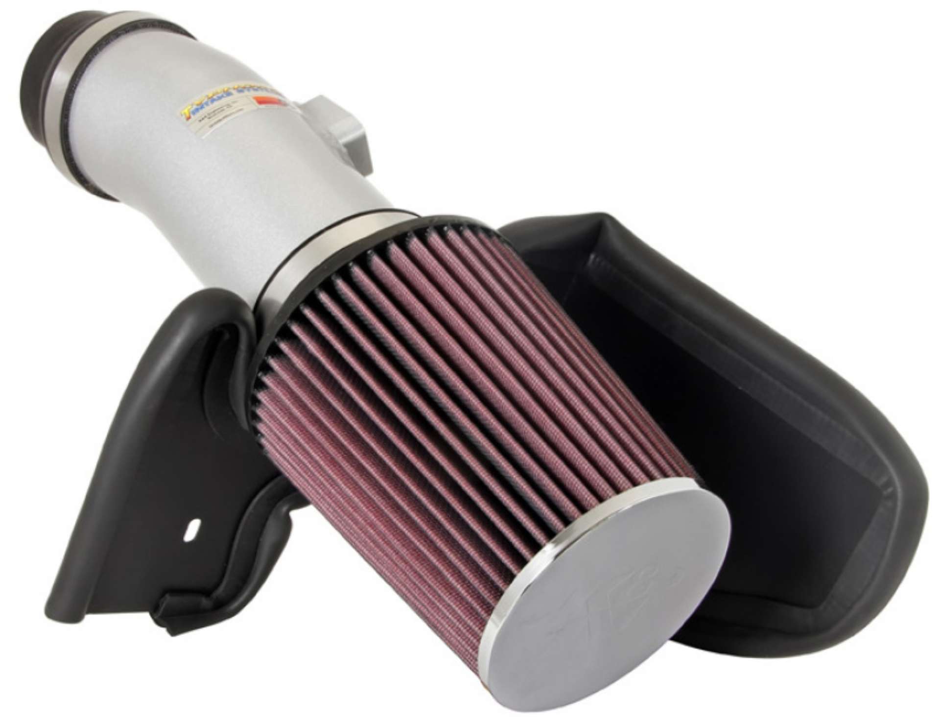 Picture of K&N 08 Honda Accord 3-5L-V6 Silver Typhoon Short Ram Intake