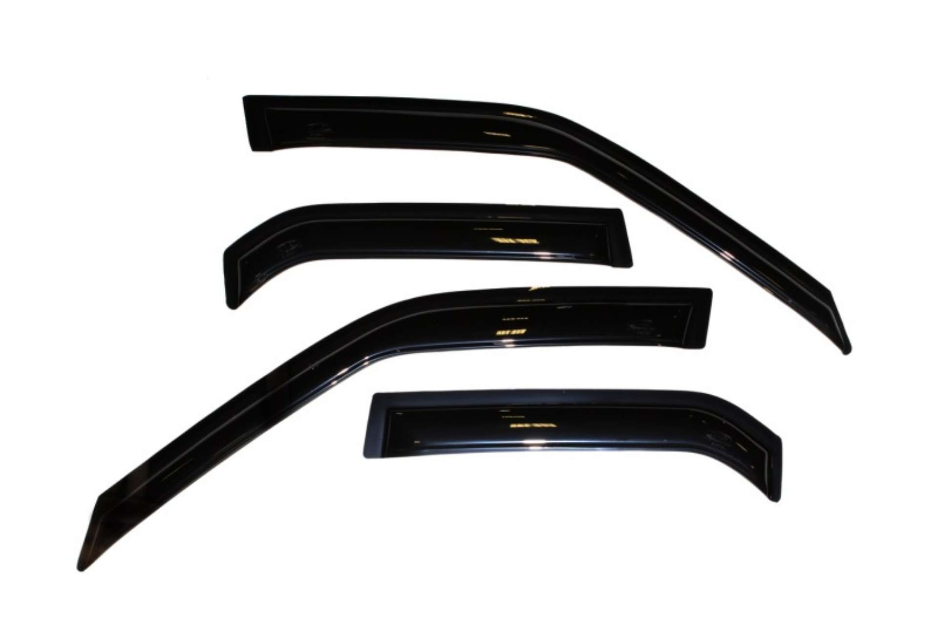 Picture of AVS 88-92 Toyota Corolla Ventvisor Outside Mount Window Deflectors 4pc - Smoke