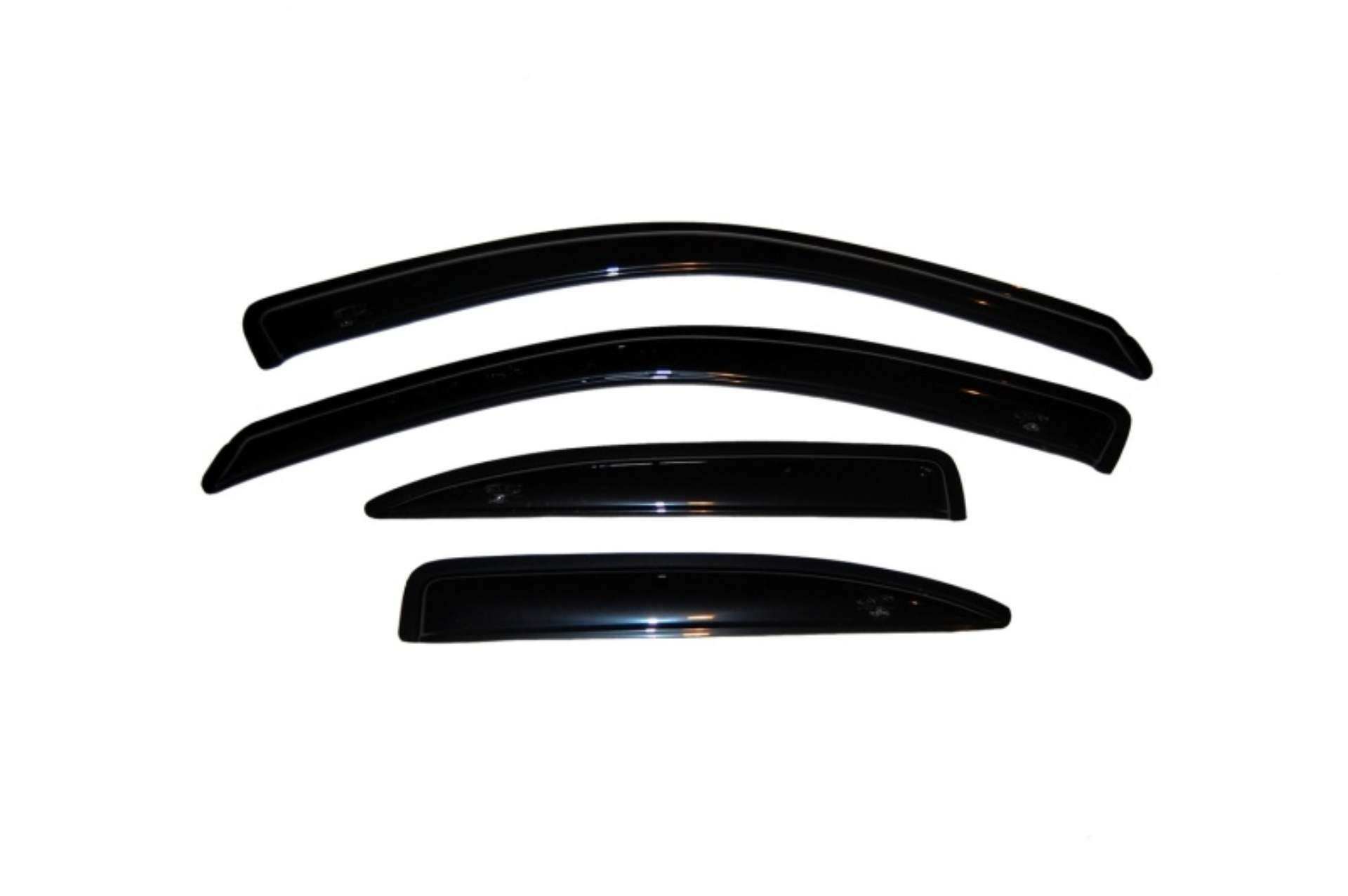 Picture of AVS 99-05 Volkswagen Jetta Ventvisor Outside Mount Window Deflectors 4pc - Smoke