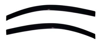 Picture of AVS 11-17 Fiat 500 Ventvisor Outside Mount Window Deflectors 2pc - Smoke