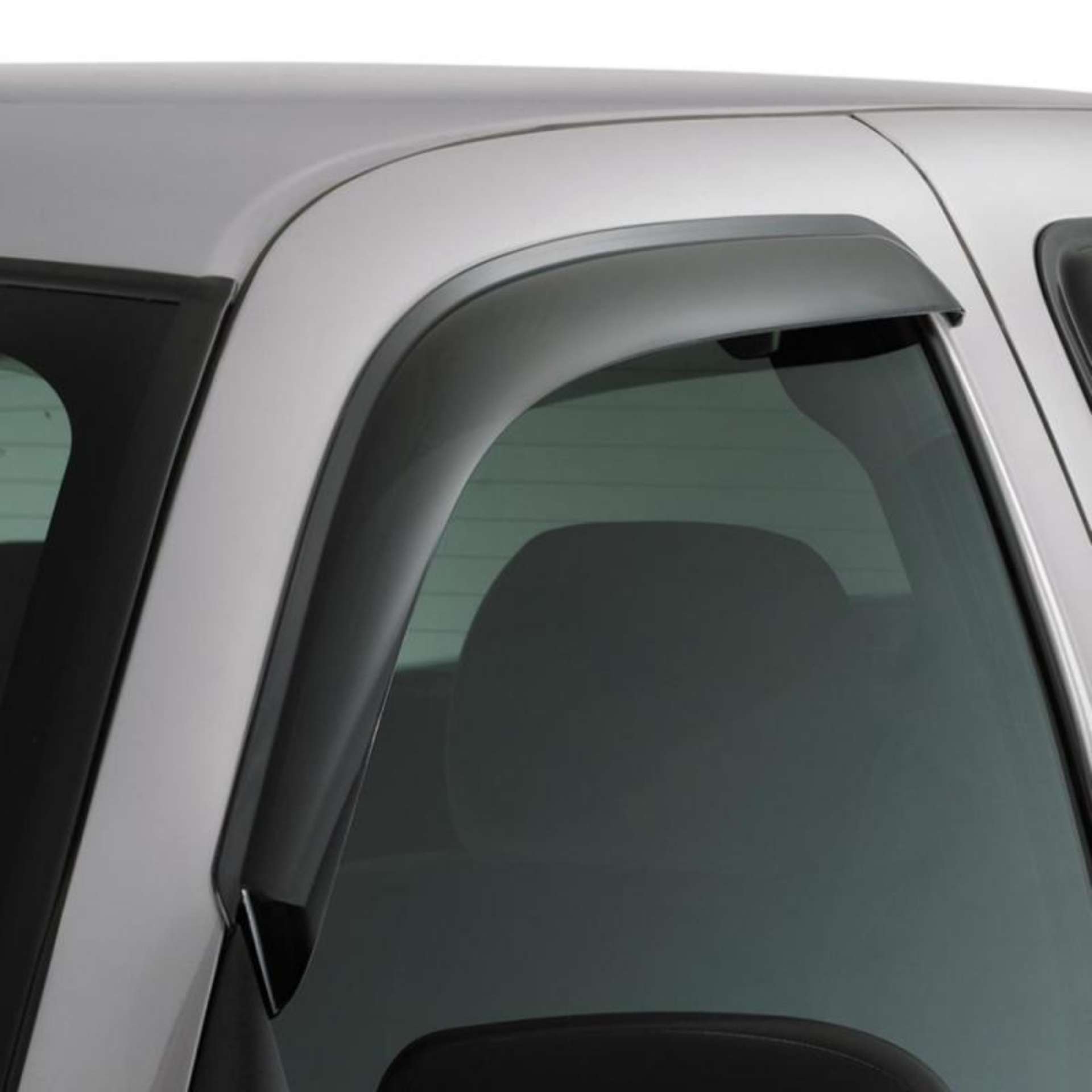 Picture of AVS 15-18 Chevy Colorado Ext- Cab Ventvisor Outside Mount Window Deflectors 2pc - Smoke