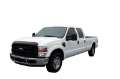 Picture of AVS 99-16 Ford F-250 Standard Cab Ventvisor Outside Mount Window Deflectors 2pc - Smoke