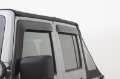 Picture of AVS 07-18 Jeep Wrangler Unlimited Ventvisor & Aeroskin Deflector Combo Kit - Matte Black