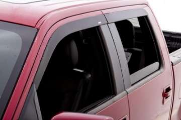 Picture of AVS 15-18 Ford F-150 Supercrew Ventvisor & Aeroskin Deflector Combo Kit - Matte Black