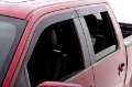 Picture of AVS 09-14 Ford F-150 Supercrew Ventvisor Low Profile Window Deflectors 4pc - Matte Black