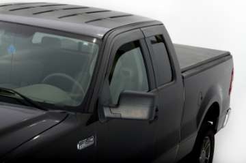 Picture of AVS 04-14 Ford F-150 Supercab Ventvisor Low Profile Deflectors 4pc - Smoke