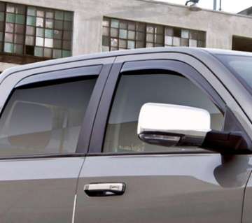 Picture of AVS 05-15 Toyota Tacoma Access Cab Ventvisor Low Profile Deflectors 4pc - Smoke