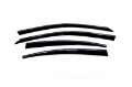 Picture of AVS 07-11 Lexus ES350 Ventvisor Low Profile Deflectors 4pc - Smoke w-Chrome Trim