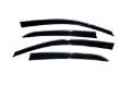 Picture of AVS 08-12 Honda Accord Ventvisor Low Profile Deflectors 4pc - Smoke w-Chrome Trim