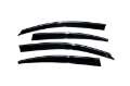 Picture of AVS 09-15 Nissan Maxima Ventvisor Low Profile Deflectors 4pc - Smoke w-Chrome Trim