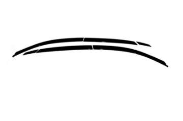 Picture of AVS 03-08 Infiniti FX35 Ventvisor Low Profile Deflectors 6pc - Smoke