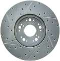 Picture of StopTech 01-05 Lexus IS300 - 02-10 Lexus SC430 Sport Slotted & Drilled Front Left Rotor