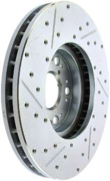 Picture of StopTech 01-05 Lexus IS300 - 02-10 Lexus SC430 Sport Slotted & Drilled Front Left Rotor