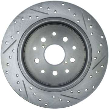 Picture of StopTech 01-05 Lexus IS300 - 02-10 Lexus SC430 Sport Slotted & Drilled Rear Right Brake Rotor