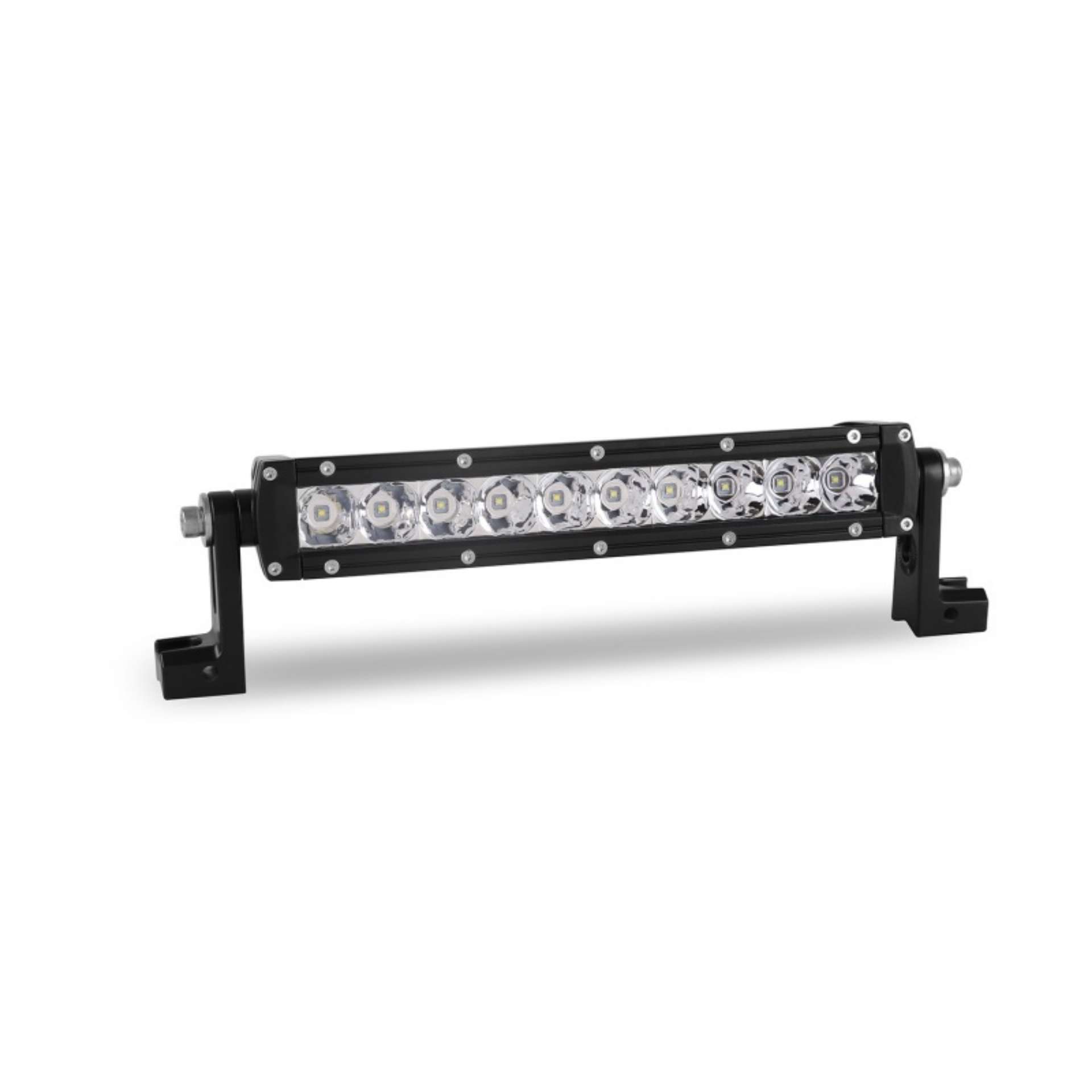 Picture of Westin Xtreme LED Light Bar Low Profile Single Row 10 inch Flex w-5W Cree - Black