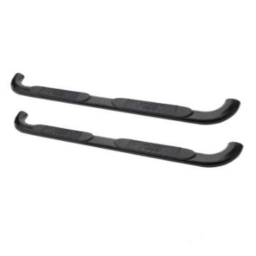 Picture of Westin 1999-2013 Chevy Silverado 1500 Ext Cab Platinum 4 Oval Nerf Step Bars - Black