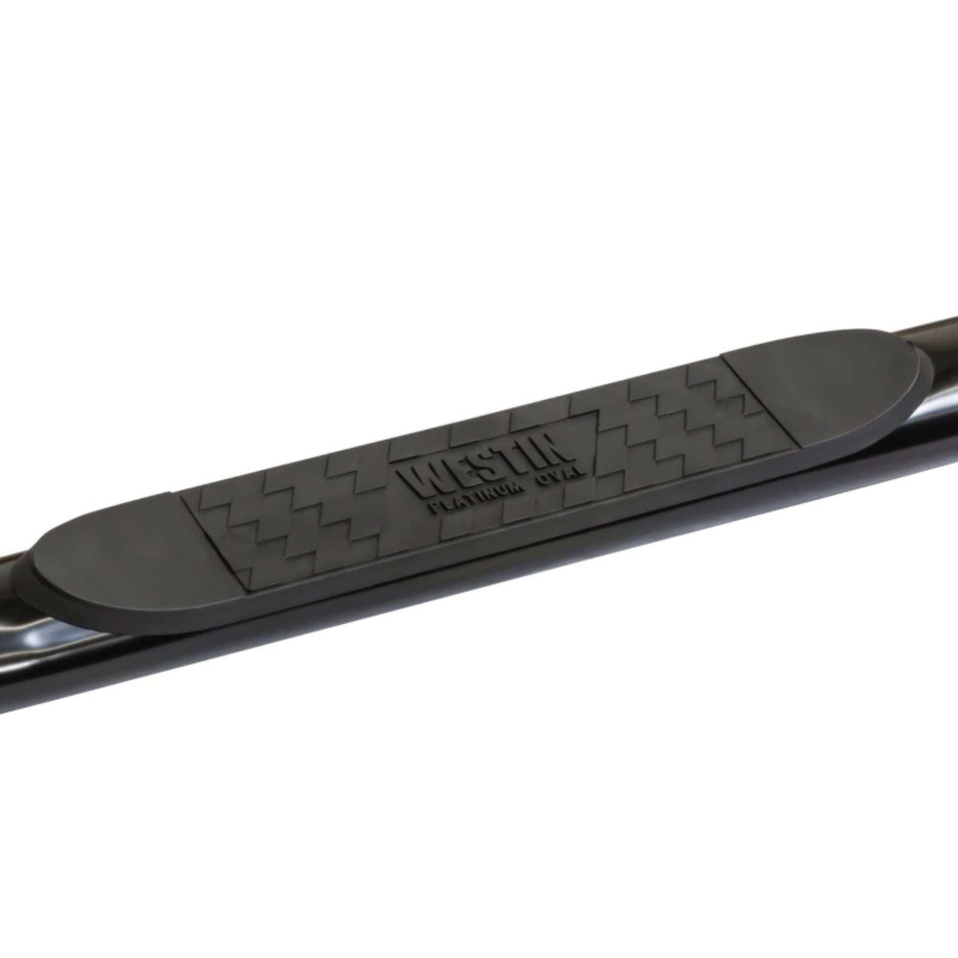 Picture of Westin 2007-2018 Toyota Tundra CrewMax Platinum 4 Oval Nerf Step Bars - Black