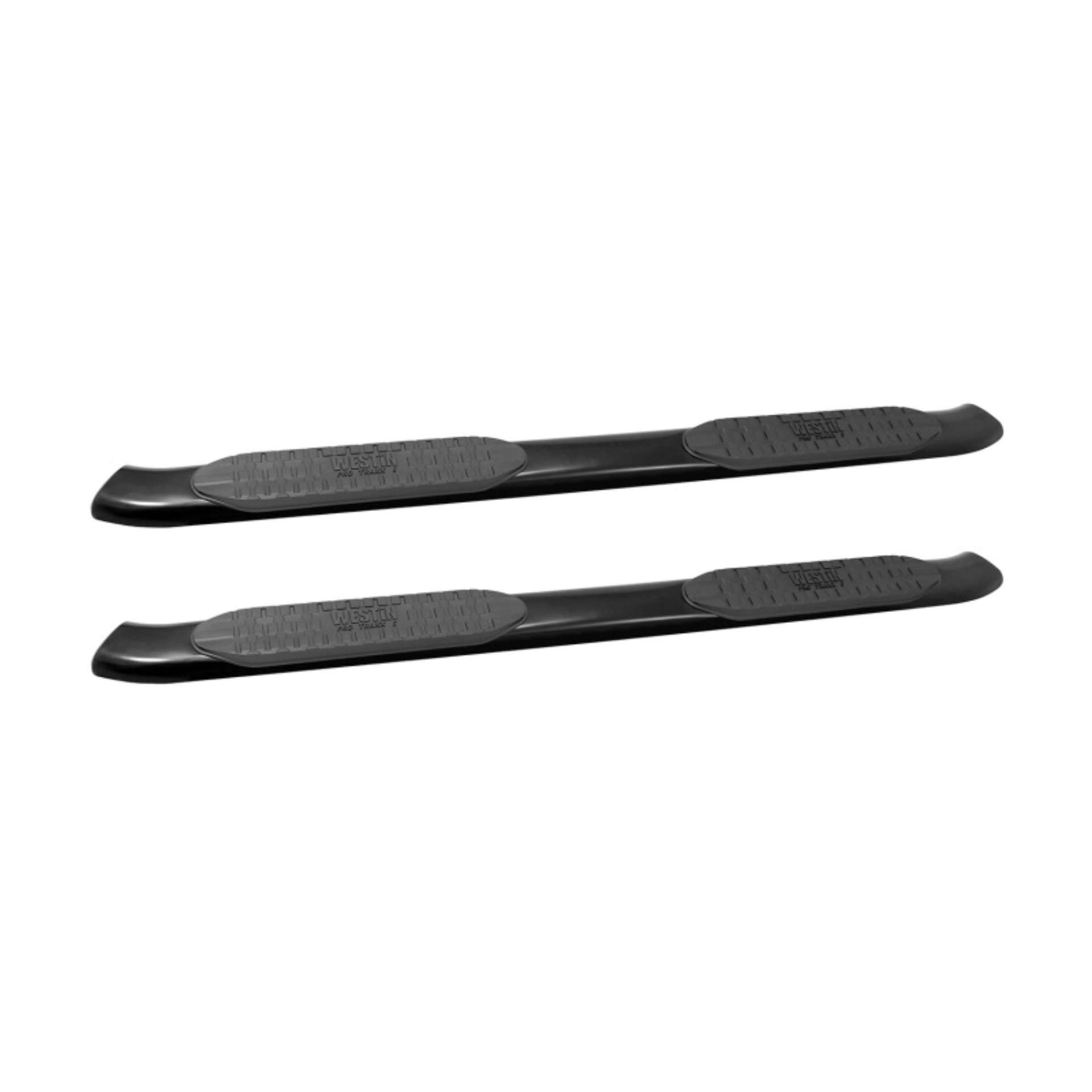 Picture of Westin 1999-2016 Ford F-250-350-450-550 Super Cab PRO TRAXX 5 Oval Nerf Step Bars - Black