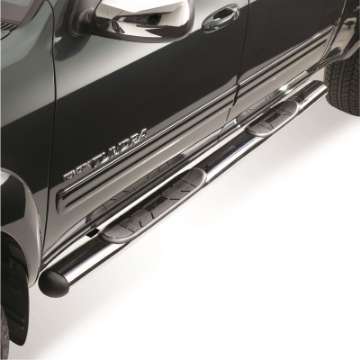 Picture of Westin 1999-2006 Toyota Tundra 4dr Ext Cab Premier Oval Nerf Step Bar Mount Kit - Black