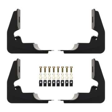 Picture of Westin 2014-2018 Chevy Silverado 1500 Reg Cab Premier Oval Nerf Step Bar Mount Kit - Black