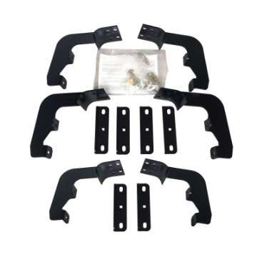 Picture of Westin 2015-2018 Chevrolet-GMC Colorado-Canyon Crew Cab Premier Oval Nerf Step Bar Mount Kit - Black