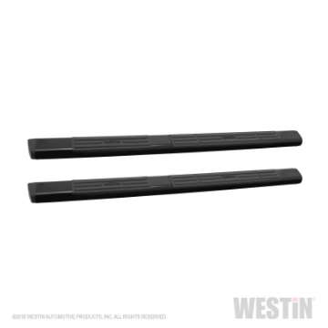 Picture of Westin Premier 6 in Oval Side Bar - Mild Steel 85 in - Black