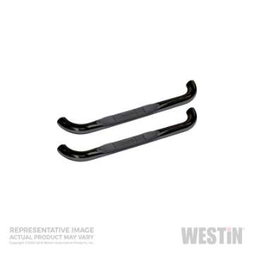 Picture of Westin 1980-1997 Ford F-Series Reg Cab 97 HD models only E-Series 3 Nerf Step Bars - Black